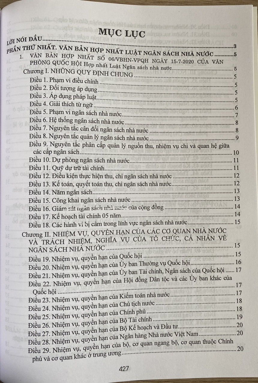 Hệ Thống Mục Lục Ngân Sách Nhà Nước ( Sửa đổi, bổ sung )