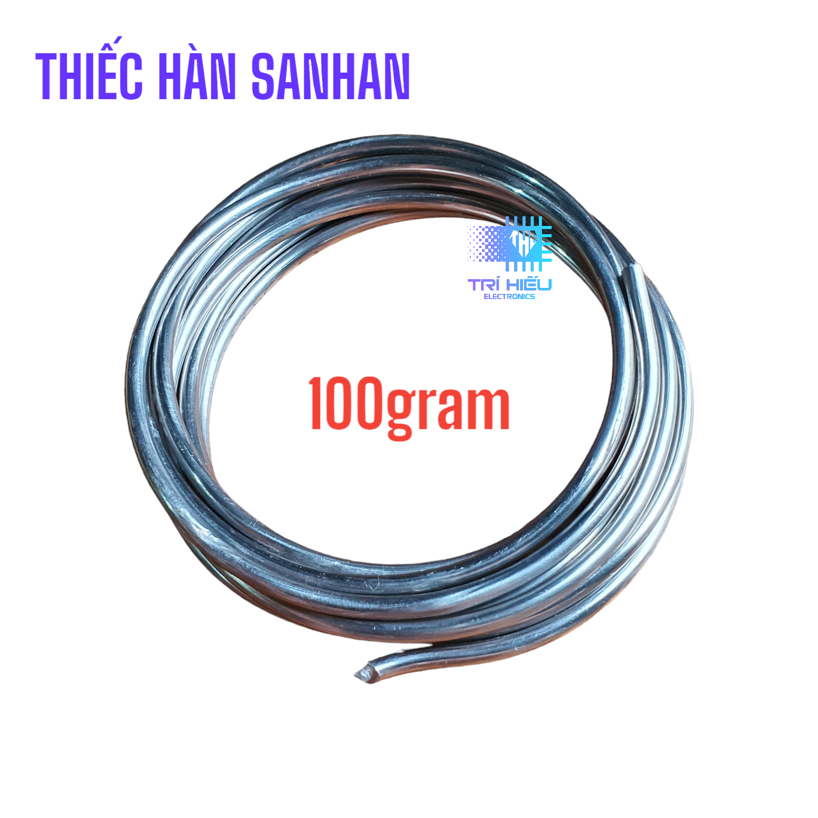 [100gram] Thiếc hàn SANHAN sợi to 3mm