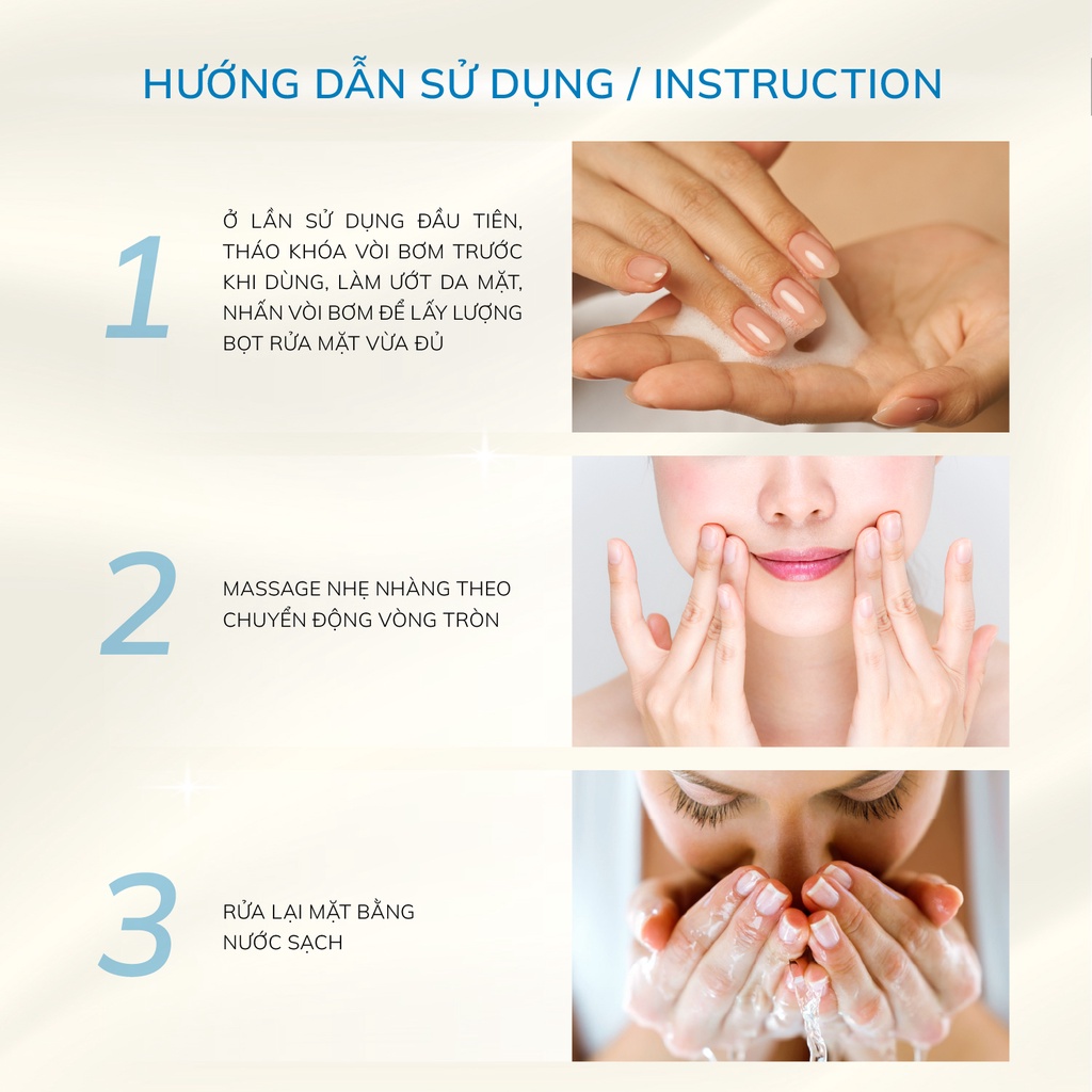 Sữa rửa mặt tạo bọt Hada Labo Nhật Bản