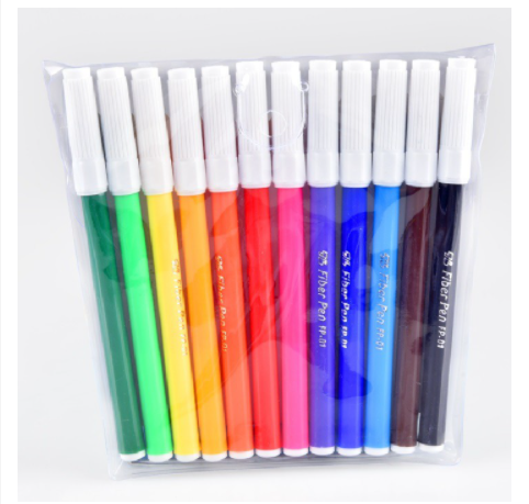 Vỉ bút lông 12 màu colokit | fp-01