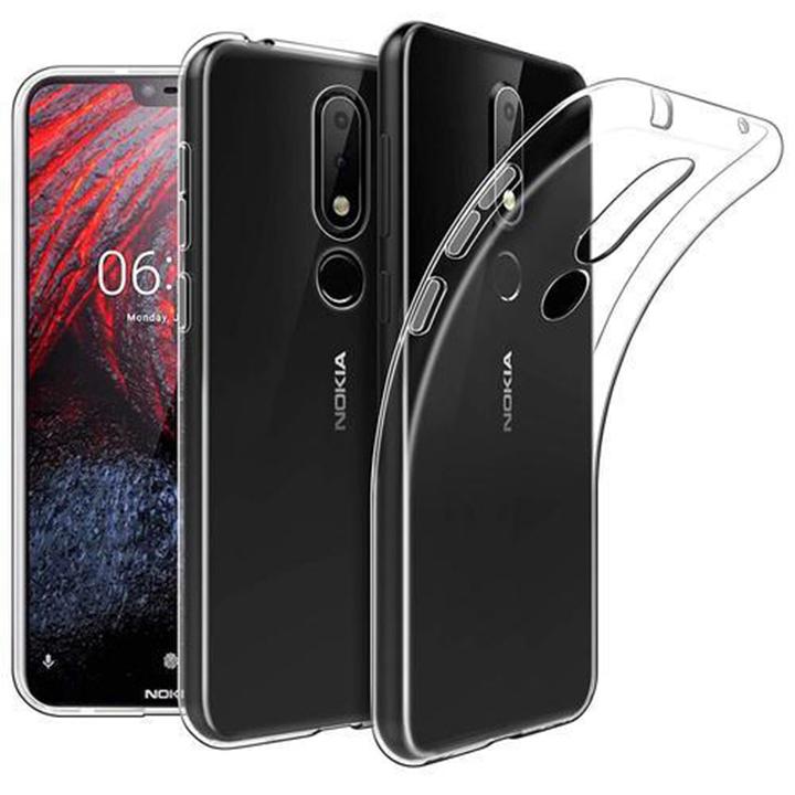 ỐP LƯNG DẺO SILICON TRONG SUỐT ĐIỆN THOẠI NOKIA 6.1 PLUS