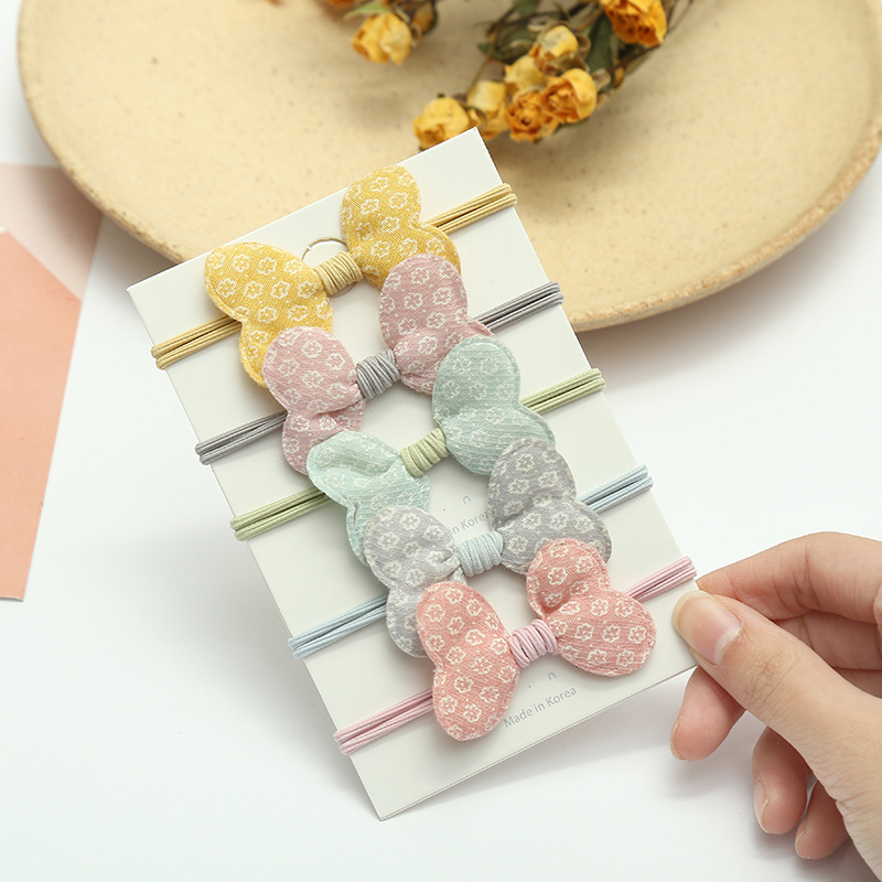 [Set 5] Cột tóc vải nơ lớn dễ thương CT09