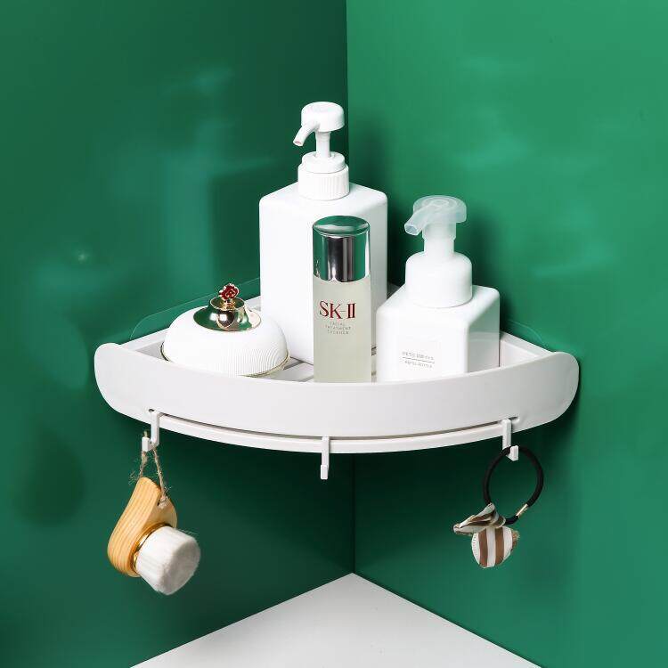HKStorage Kệ Phòng Tắm Giá Để Đồ Góc Tam Giác Không Đục Lỗ Gắn Tường Giá Treo Tường