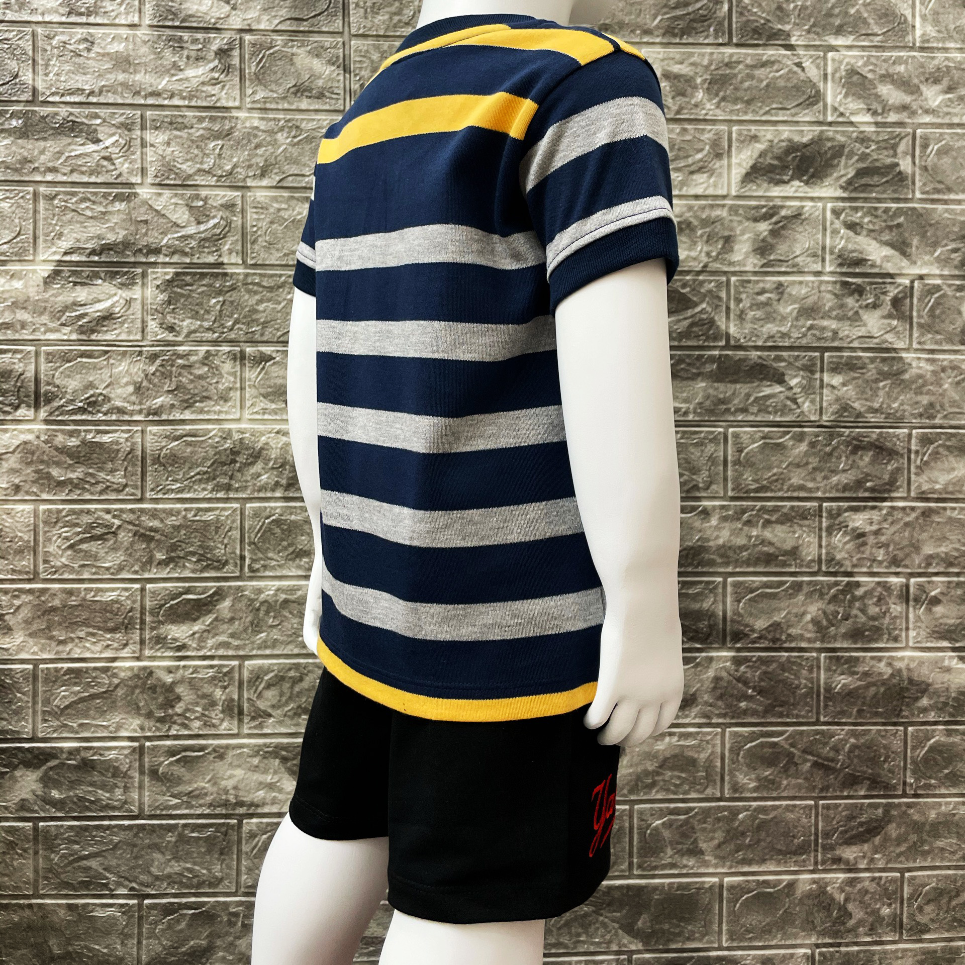 Áo thun bé trai cổ tim 8 - 38kg | MS072