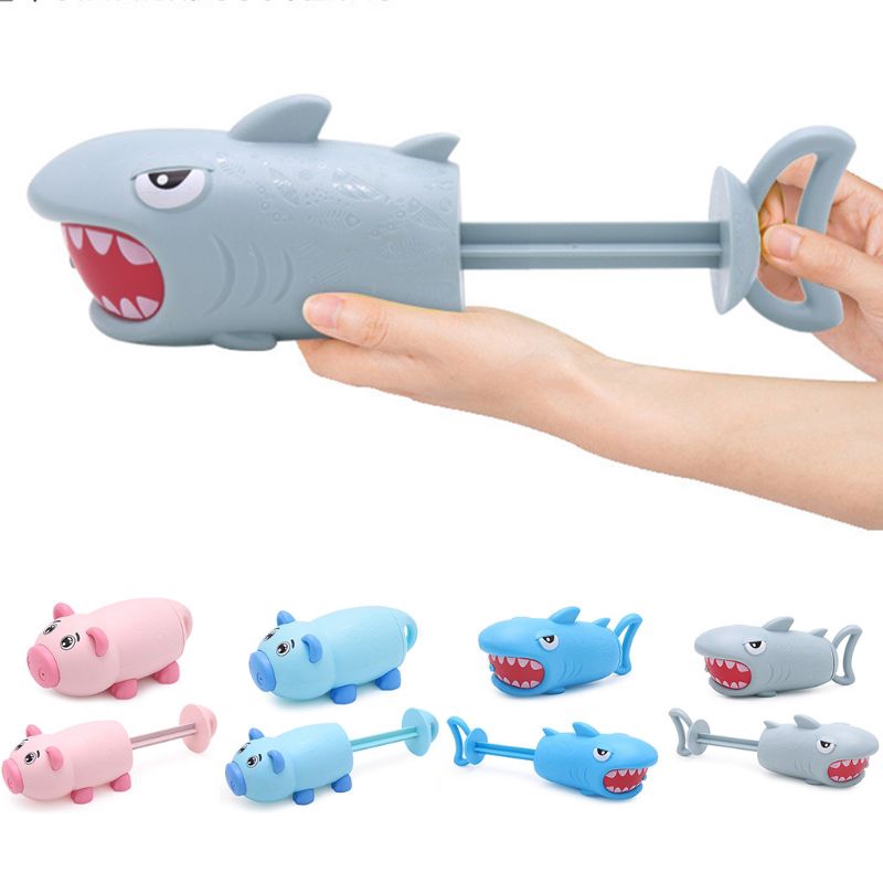 Đồ chơi phun nước cho bé tắm hình con vật độc đáo (cá mập, cá sấu, con heo)