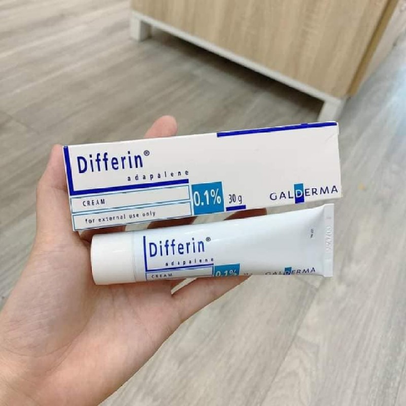 Kem giảm mụn Differin Cream 0.1% Adapalene - 30gr