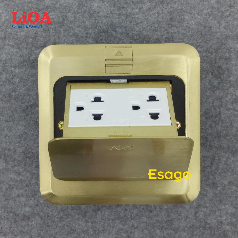 Combo Ổ cắm âm sàn loại vuông LiOA