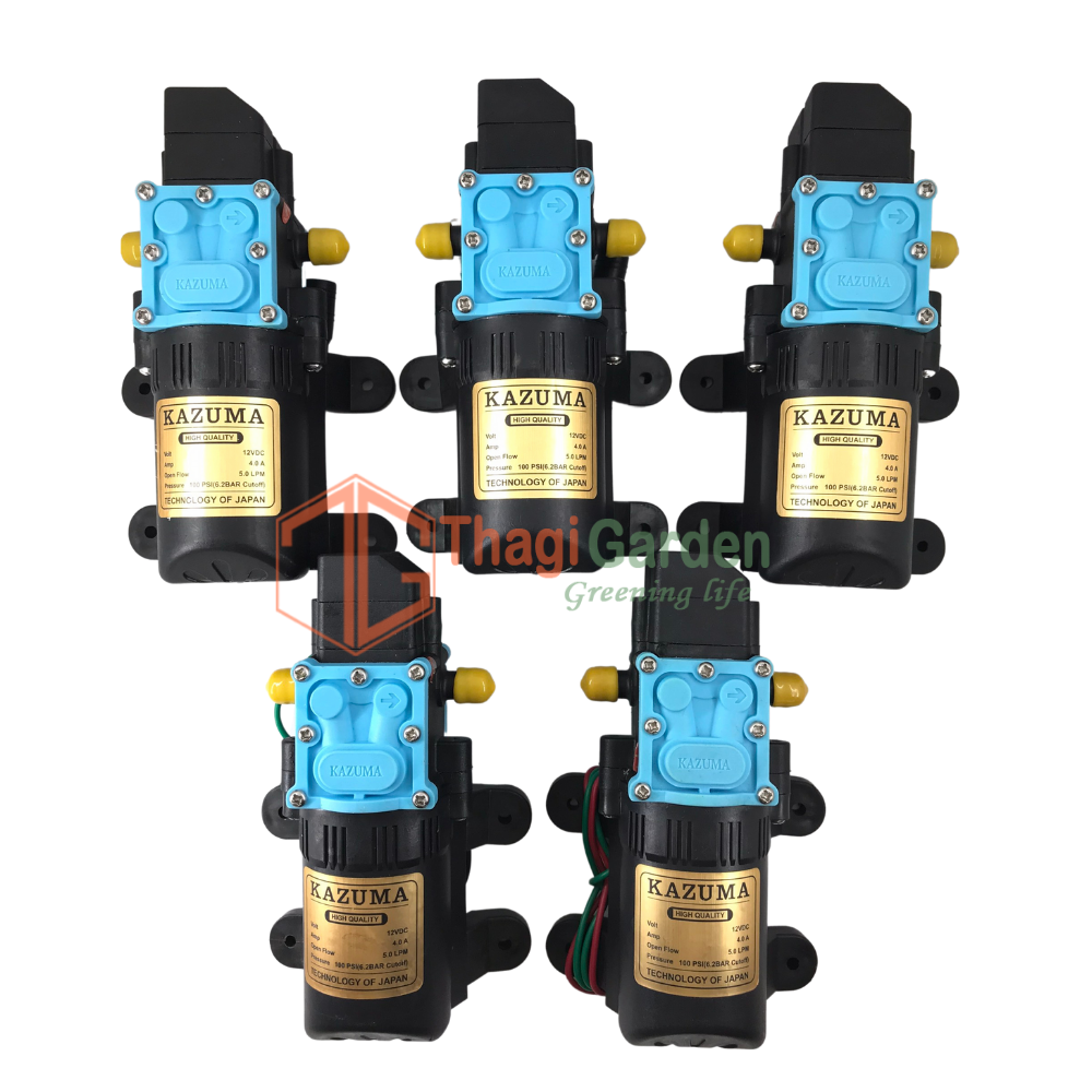 Máy bơm Phun sương làm mát Kazuma (Nắp xanh) dùng điện 12V