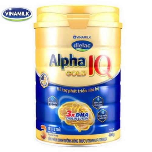 Sữa Bột Vinamilk Dielac Alpha GOLD IQ 3 900g (Cho bé 1-2 tuổi)