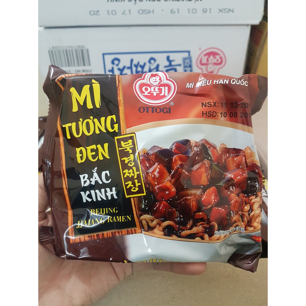 [KoreanMart] COMBO 10 GÓI MỲ TƯƠNG ĐEN BẮC KINH 135GR