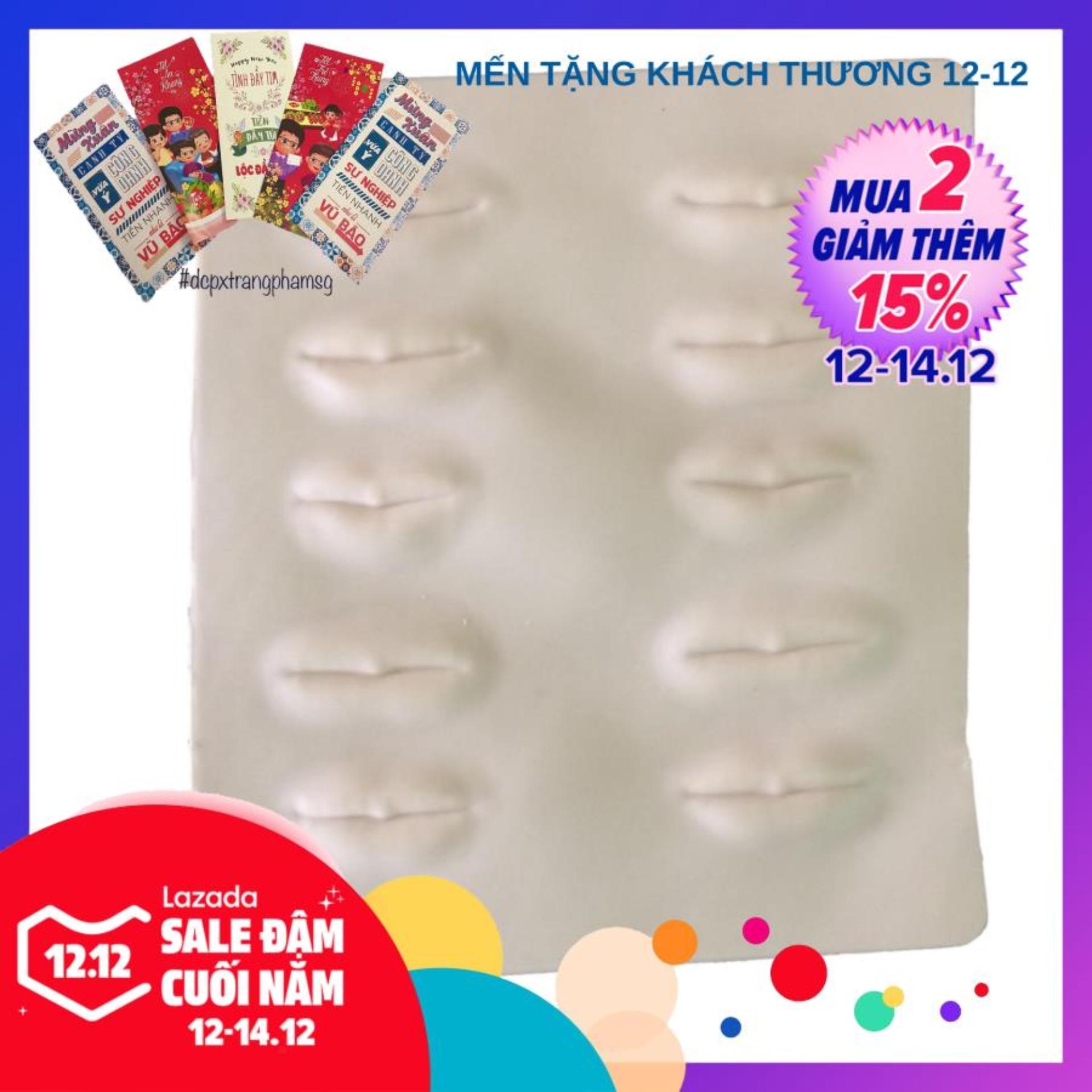 [HCM]Da giả tập phun xăm (3D hình môi) - dụng cụ phun xăm