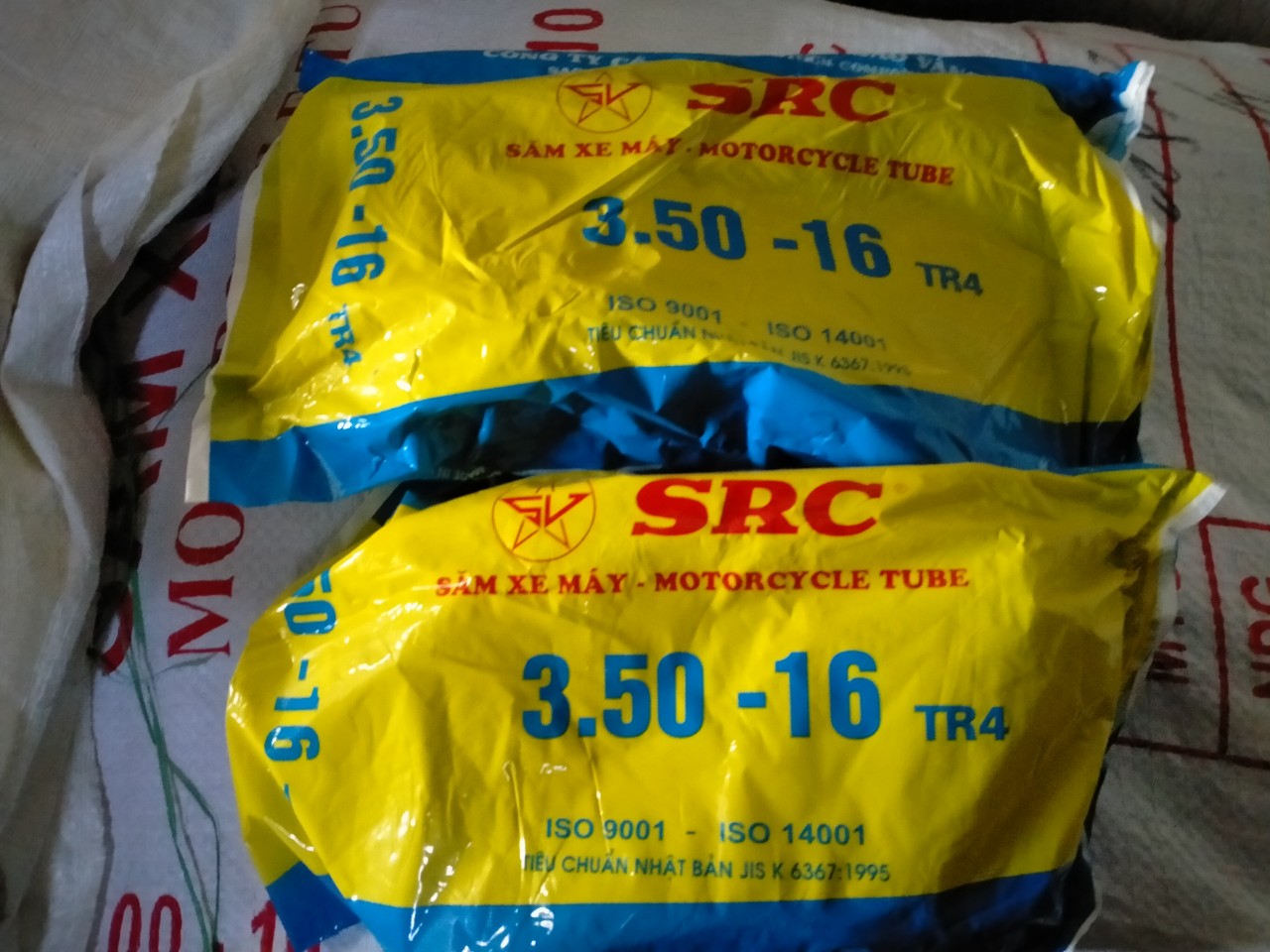 Ruột Săm Xe Máy Suzuki/ Pg1 3.50-16 Sao Vàng