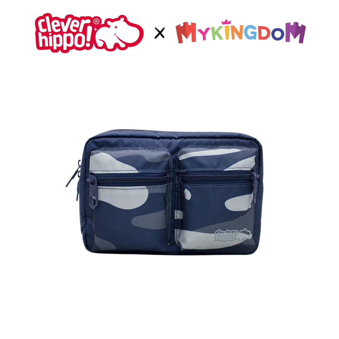 Túi đeo chéo cleverhippo kool urban - camo xanh iku2102/camo