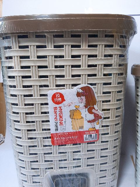 Thùng Rác, Bật Rác Giả Mây Phong Cách Hàn Quốc