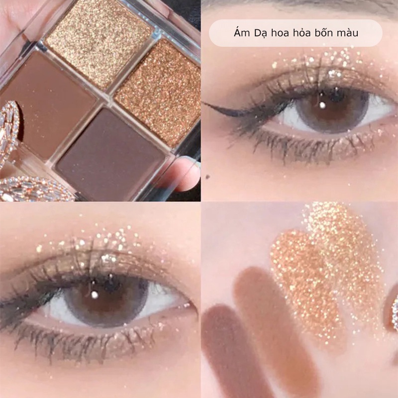 9 colors portable waterproof eyeshadow palette makeup make up