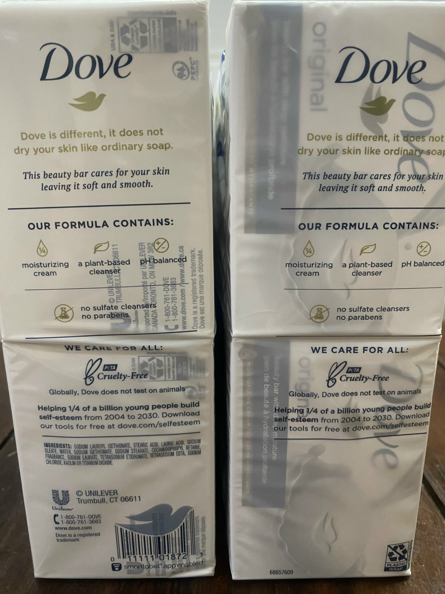 Xà bông cục Dove Original 106g (bán lẻ 1 cục)
