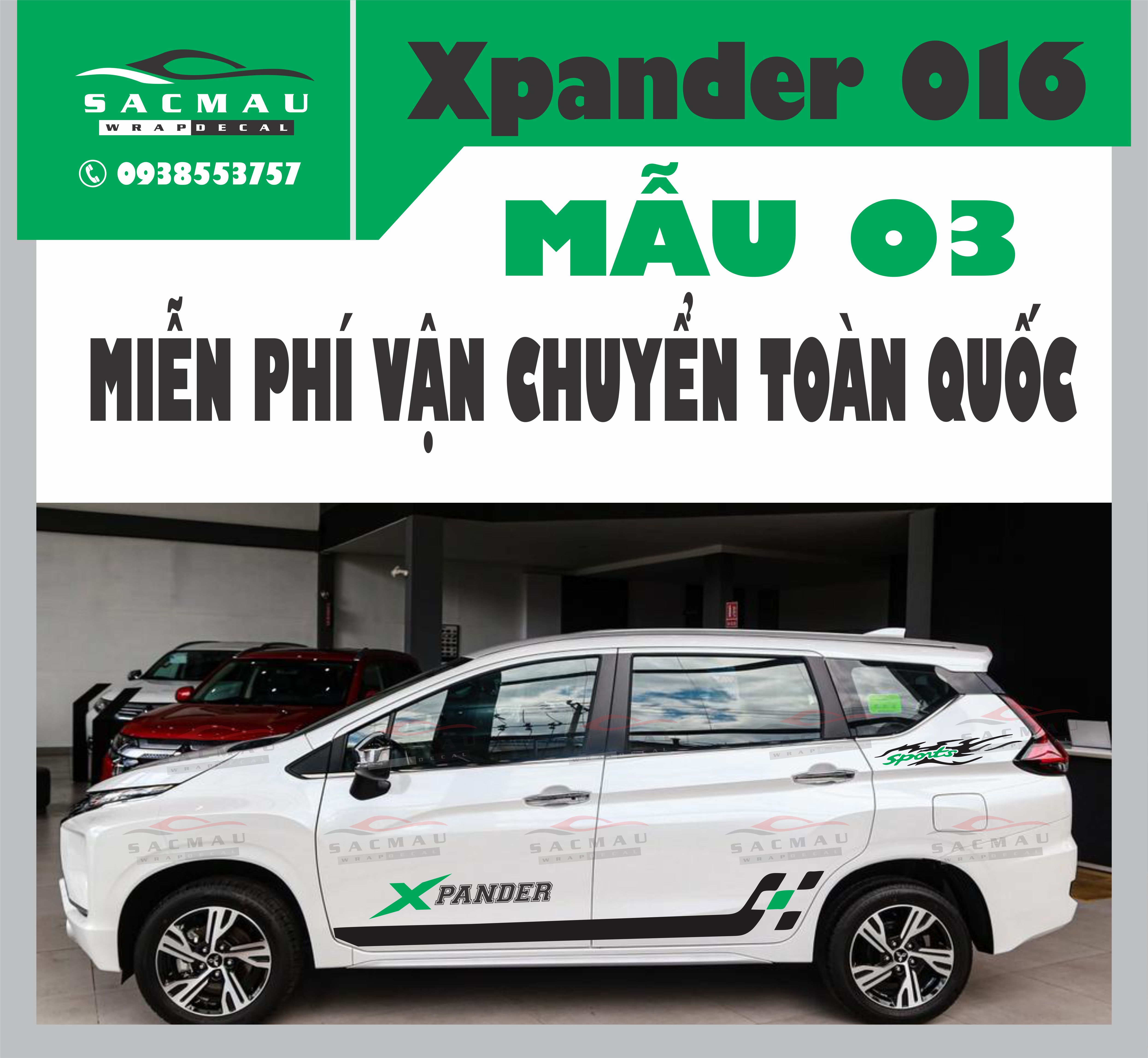 Tem dán xe xpander