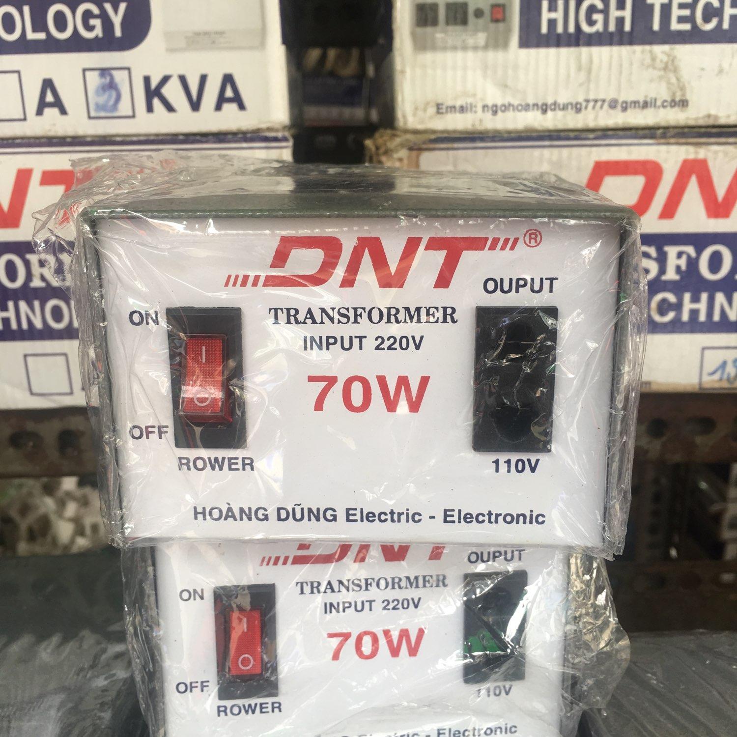 Biến áp 220v ra 110v 70w