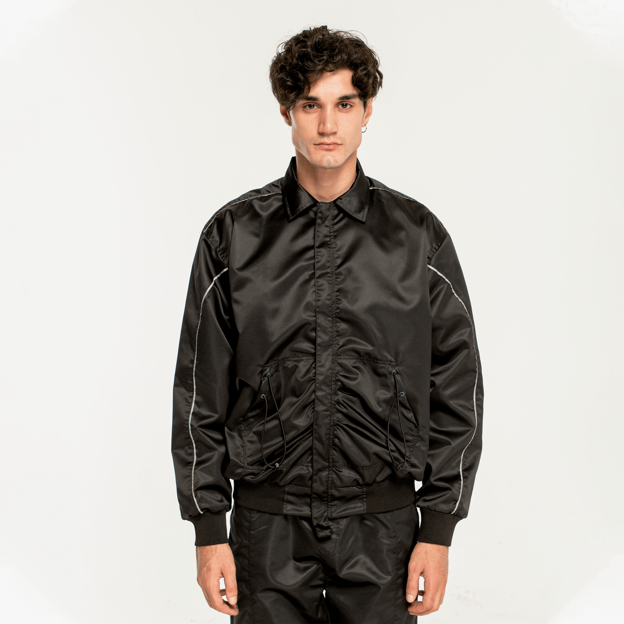 FOMO Áo khoác dù Unisex DRAWSTRING JACKET