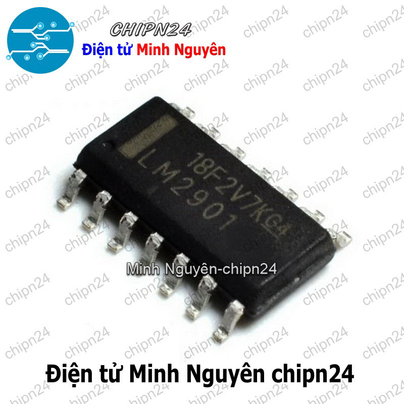 [2 con] (SOP) IC Dán LM2901 SOP-14 (SMD) (LM2901DR 2901) - HH004476