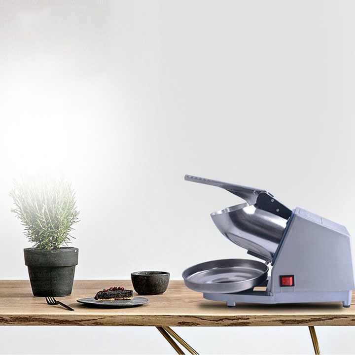 Máy Xay Đá Tuyết 2 Lưỡi Đa Năng 500W( Màu bạc)