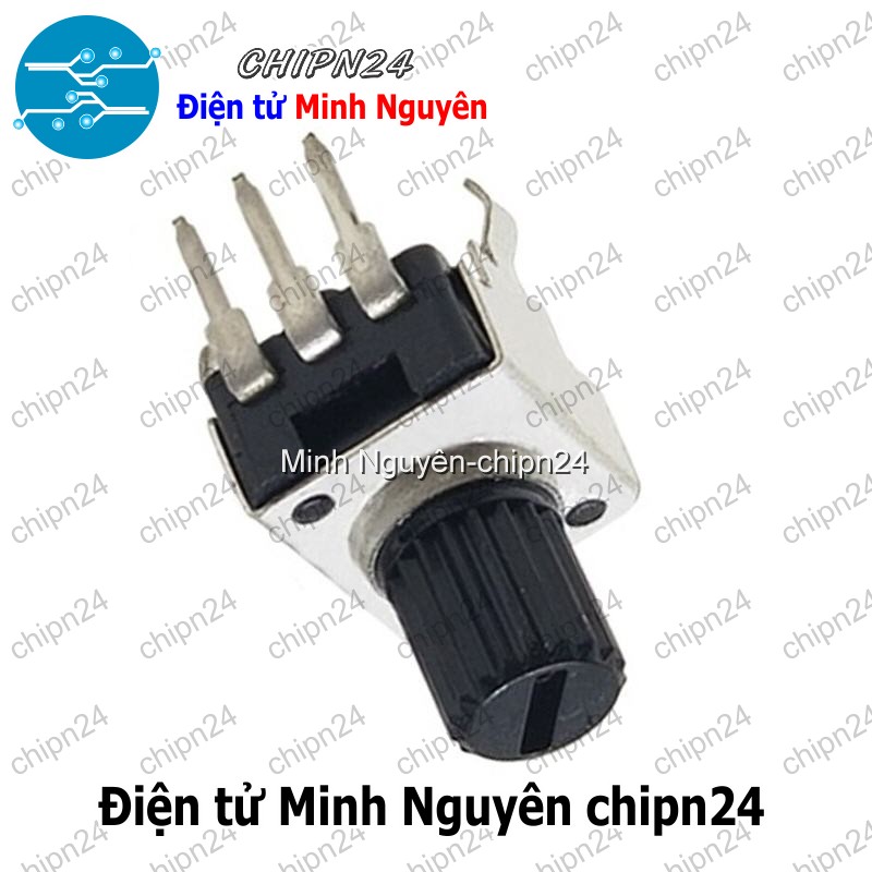 [4 con] (F170) Biến trở RV09 Dọc Trục Ngắn (1K/2K/5K/10K/20K/50K/100K RV0931 Trục 7.5MM) - [Chọn Loại] - HHH.00490