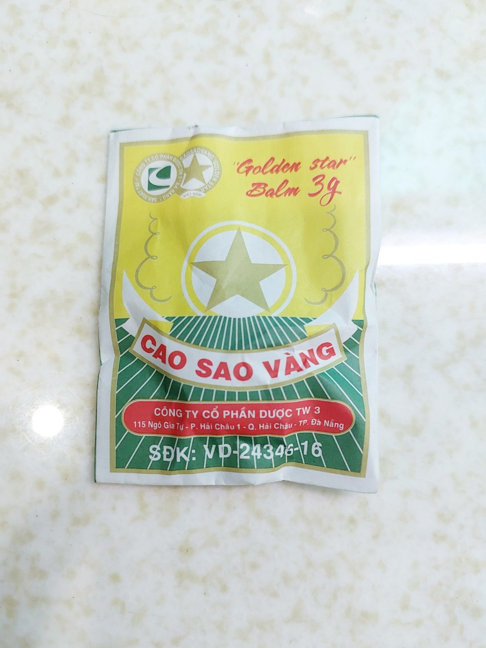 Cao sao vàng golden star 3g