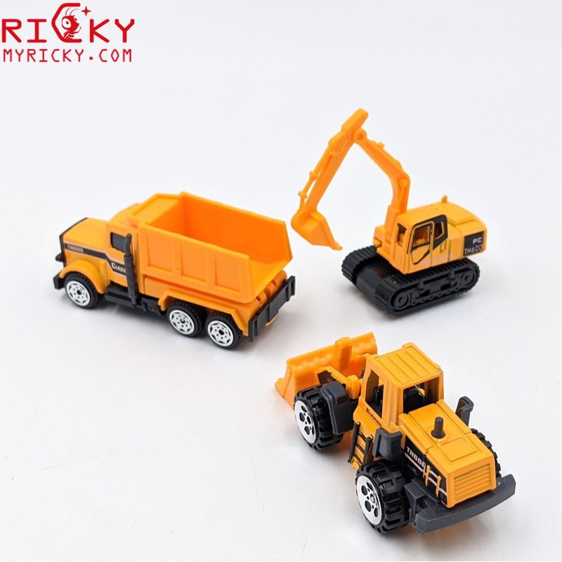 [Hoàn tiền 6%][HCM]Bộ Xe Mô Hình Công Trình Chạy Trớn