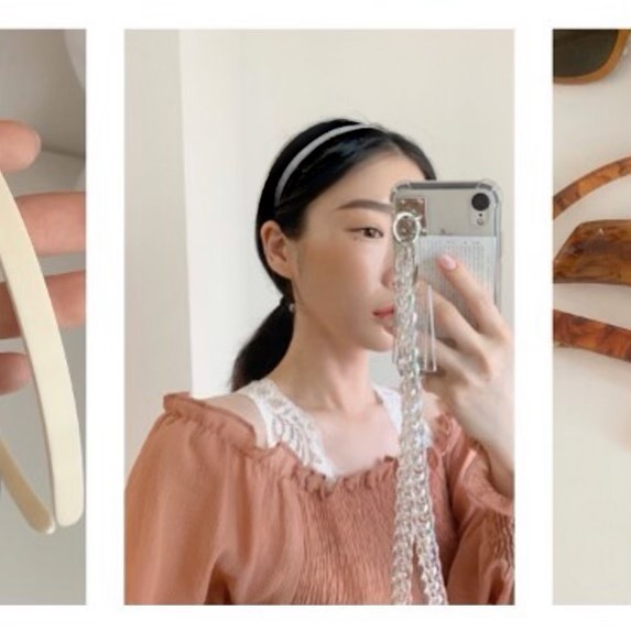 Cài tóc line Hàn Quốc