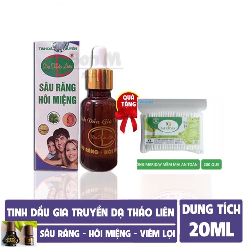 [Chính hãng] Tinh dầu răng miệng Dạ Thảo Liên + tặng ly