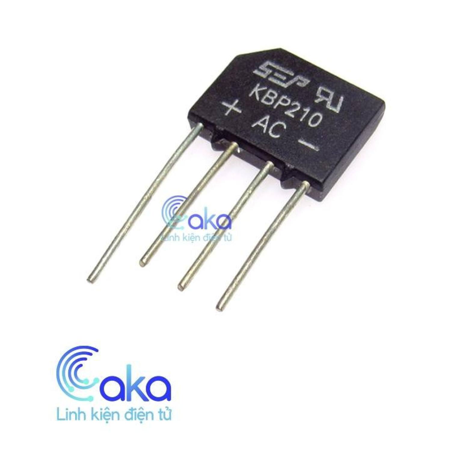 Diode Cầu 2A 1000V KBP210 diode chỉnh lưu