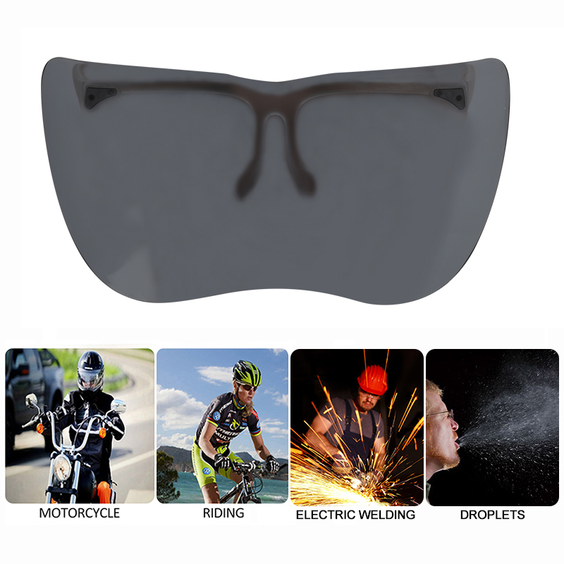 Kính râm bảo vệ toàn khuôn mặt Goggle cỡ lớn có chất liệu sợi thủy tinh Acrylic tráng gương, sản xuất tại Hàn Quốc, dành cho cả nam và nữ [4 màu có sẵn] - INTL