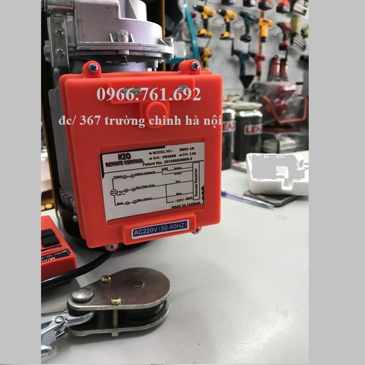 [Trả góp 0%]máy tời điều khiển từ xa
