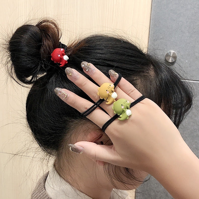 Dây buộc tóc, Khủng Long Béo set 5 dây- THOI TRANG NALE