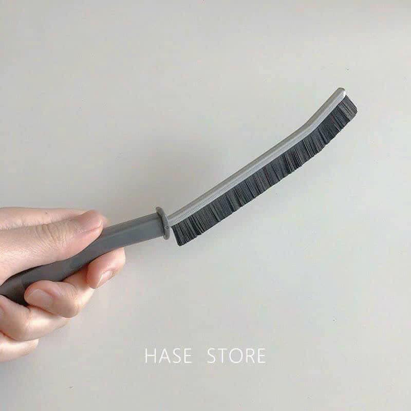 Bàn chải nhựa cán dài vệ sinh khe hở góc tường / sàn nhà tắm tiện dụng