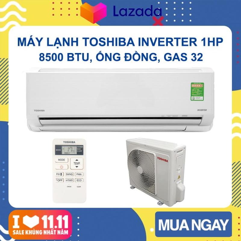 Bảng giá Máy lạnh Toshiba Inverter 1 HP RAS-H10D1KCVG-V (Trắng) Phạm vi làm lạnh dưới 15m2, Công suất tiêu thụ 0.85kW/h