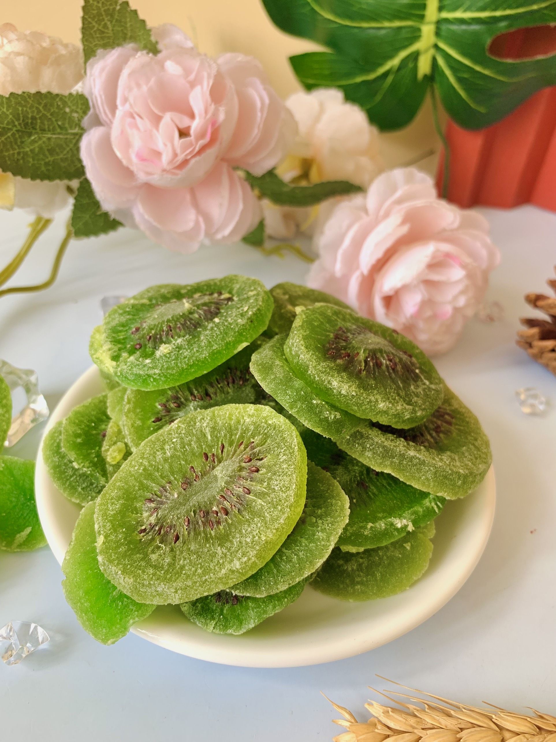 500G MỨT KIWI XANH Bò Đọi Nón