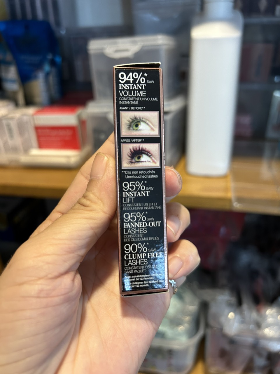 MINISIZE - 2.5ML/CÂY - CHUỐT MI MASCARA LÀM DÀY MI (HÀNG MUA TẠI SEPHORA)