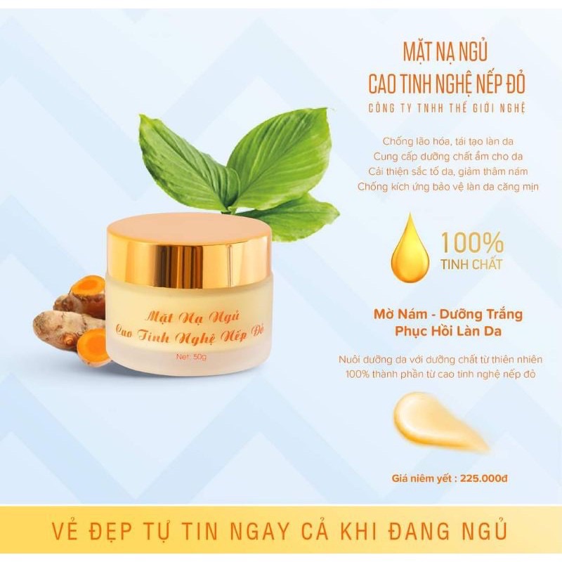 [HCM]Mặt nạ ngủ cao tinh nghệ nếp đỏ