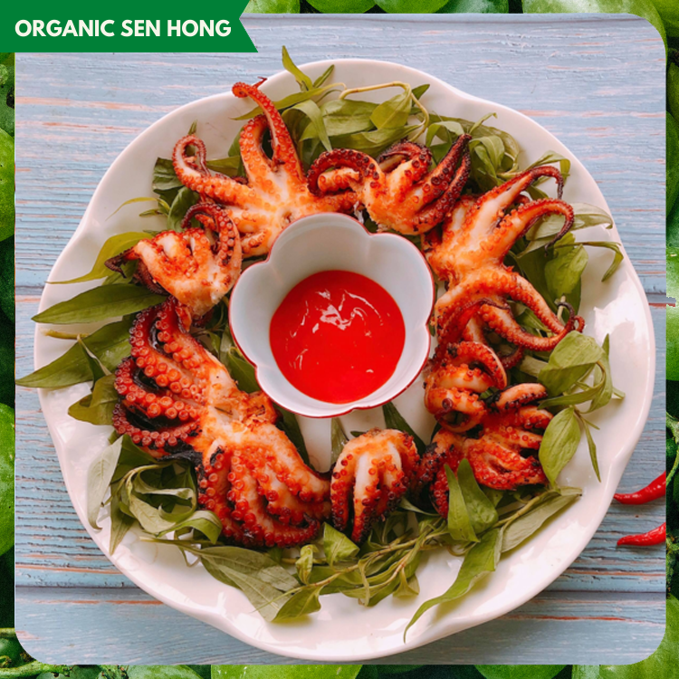 Bạch tuộc nguyên con làm sạch size 20/40 500gr