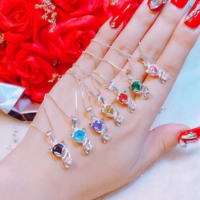 Dây Chuyền Nữ Bạc Ta - Dây Chuyền Mặt Hồ Ly Sang Chảnh - 42Cm  - TRANG SỨC BẠC TNJ CAM KẾT HÀNG CHUẨN ẢNH, CHẤT LƯỢNG TỐT, PHỤC VỤ TẬN TÌNH, CHU ĐÁO