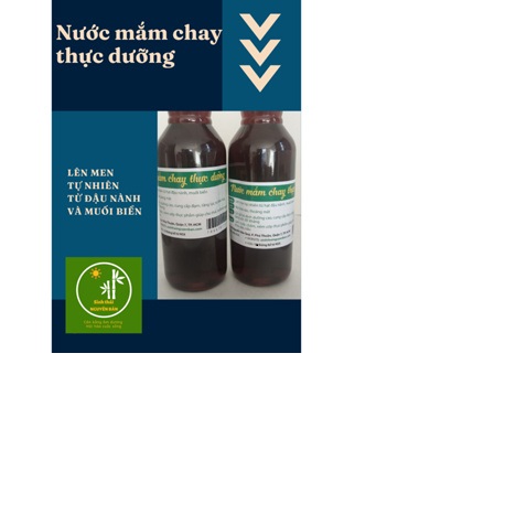 Nước mắm chay thực dưỡng chai 500ml