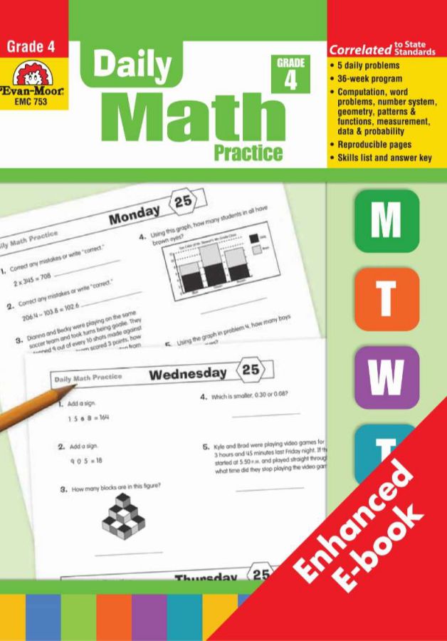 [Trọn Bộ] Daily Math Practice – Full (6 book)