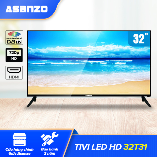 Bảng giá Tivi LED 32 inch HD Asanzo 32T31 Bảo Hành 24 Tháng