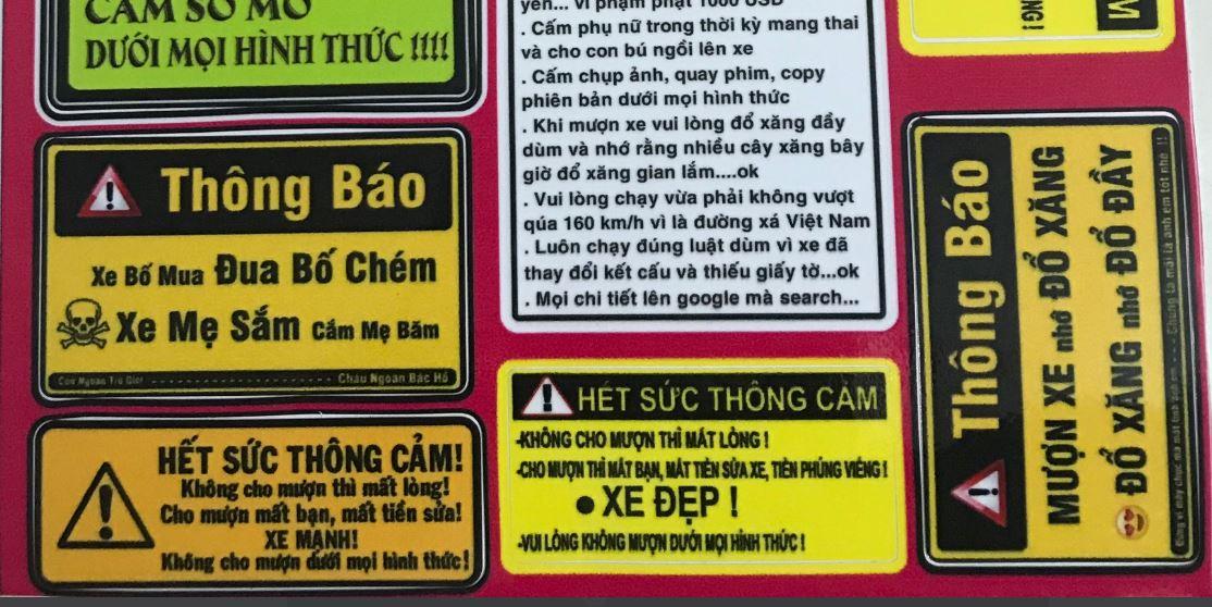 Tem Cảnh Báo Nguyên Tấm 2