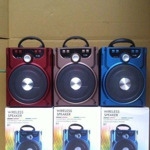 [HCM]co video LOA BLUETOOTH XÁCH TAY KIOMIC P88 CÓ MICRO KARAOKE - P88