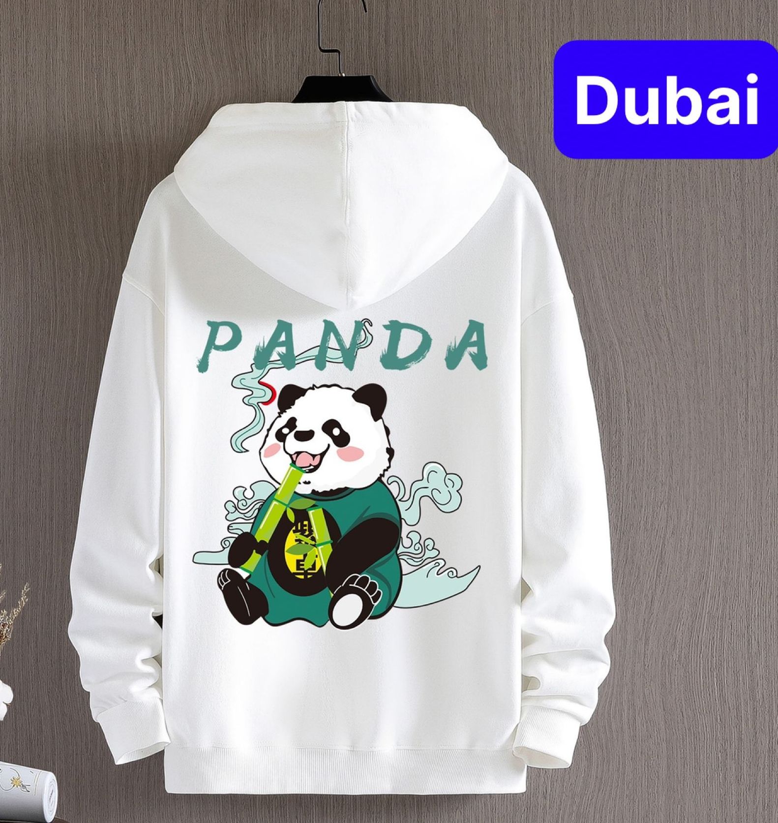 ÁO KHOÁC HOODIE NAM NỮ DÀY PHOM FROM RỘNG GẤU TRÚC PAN.DA CHẤT NỈ CHỐNG LẠNH NẮNG NÓNG ĐÔNG HÈ 1HITSHOP 2023 - DUBAI FASHION