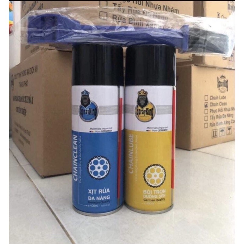 [HCM]Combo dưỡng sên + rửa sên Sprayking 400ml