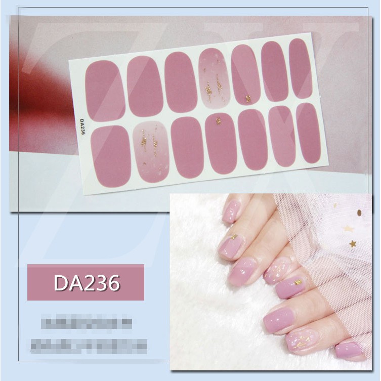 Set 14 miếng dán móng nghệ thuật thời trang - Dán móng tay polishinging