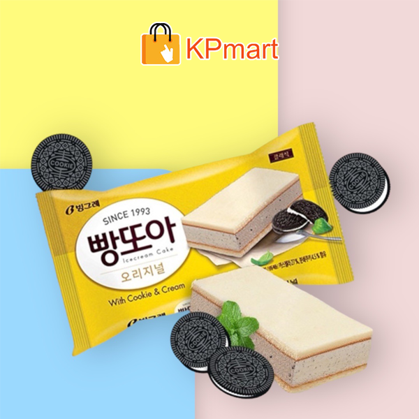 Kem bánh quy Hàn Quốc Binggrae Pangtoa Cookies & Cream 180ML